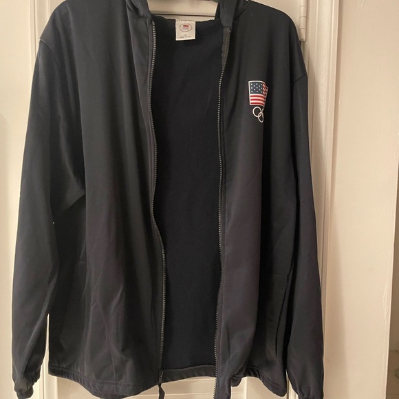 U.S. Olympic Committee jacket w zipper and hood - Picture 3 of 5